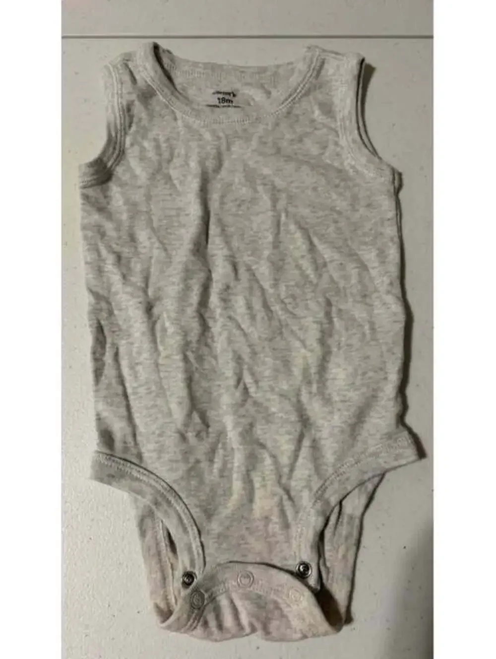 Carter's 6-Pack Sleeveless Bodysuits Size 18M